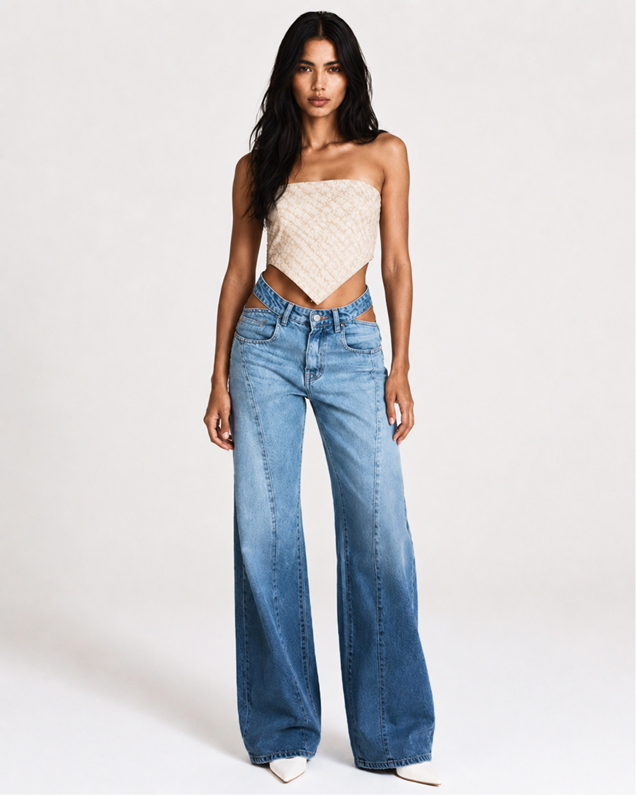 Slashed Pants