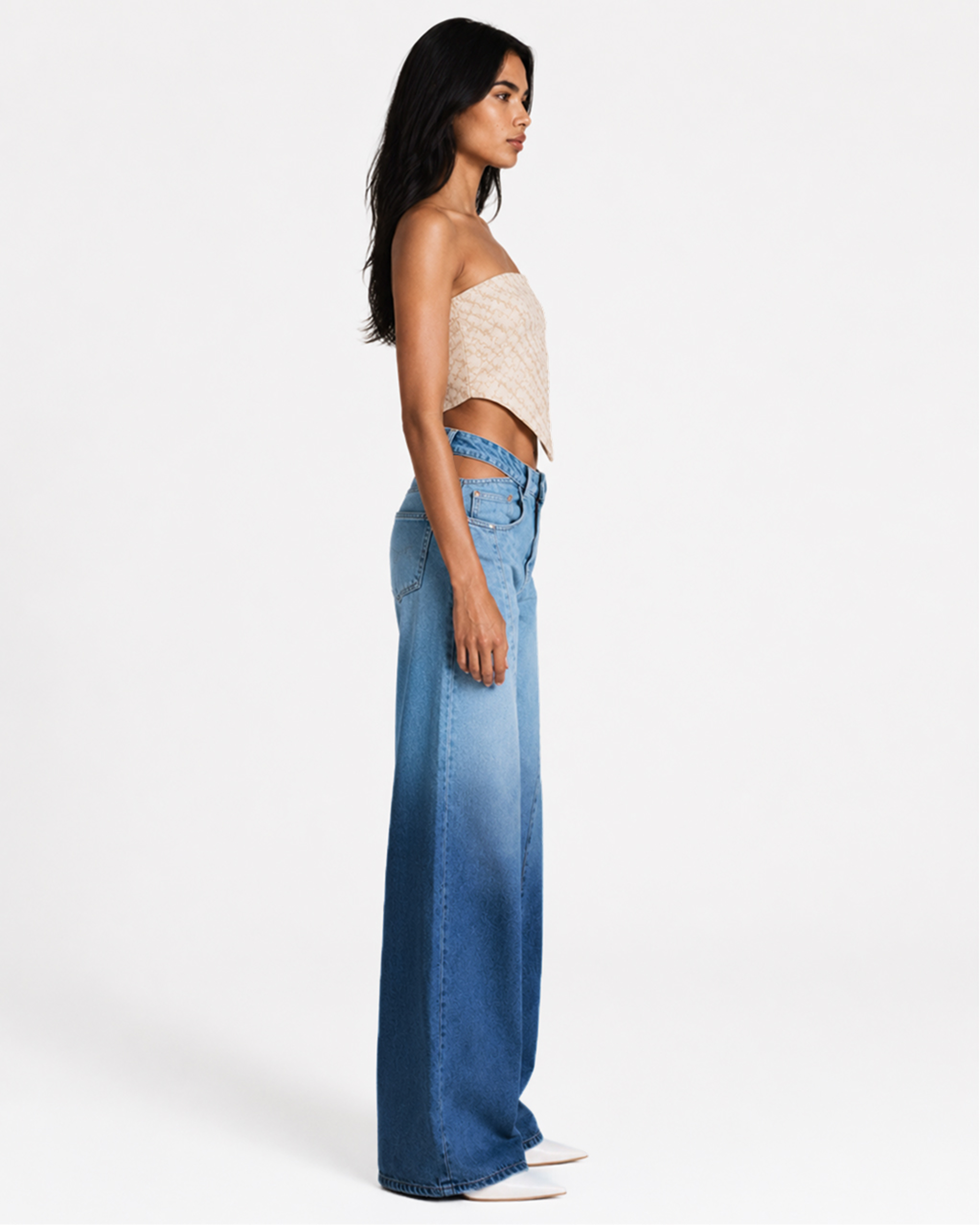 Slashed Pants